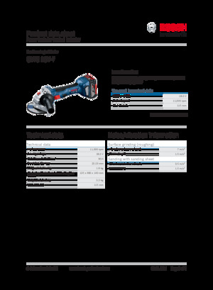 Szlifierki kątowe akumulatorowe Bosch GWS 18V-7