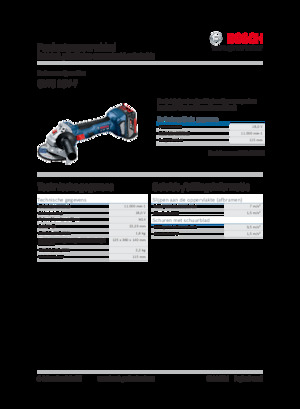 Szlifierki kątowe akumulatorowe Bosch GWS 18V-7