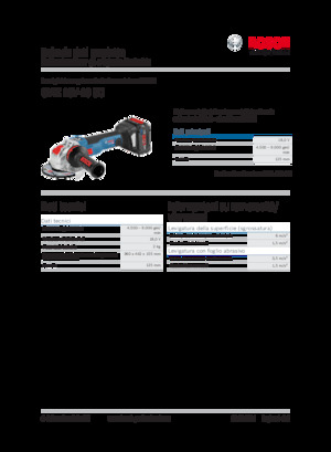 Szlifierki kątowe akumulatorowe Bosch GWX 18V-10 SC