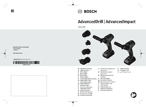 Wiertarko-wkrętarki i wkrętarki akumulatorowe Bosch AdvancedImpact 18V-80 QuickSnap