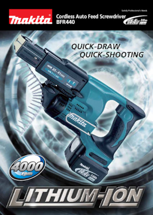Wiertarko-wkrętarki i wkrętarki akumulatorowe Makita BFR440