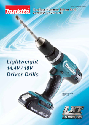 Wiertarko-wkrętarki i wkrętarki akumulatorowe Makita BDF343 