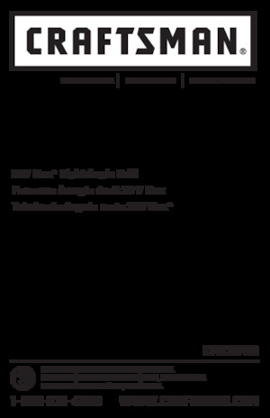 Wiertarko-wkrętarki i wkrętarki akumulatorowe Craftsman CMCD750B 