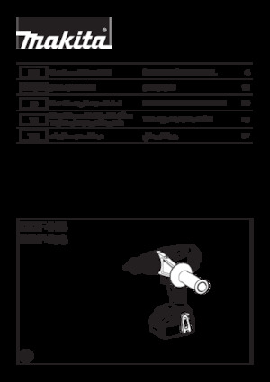 Wiertarko-wkrętarki i wkrętarki akumulatorowe Makita DDF458