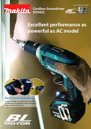 Wiertarko-wkrętarki i wkrętarki akumulatorowe Makita DFS452 