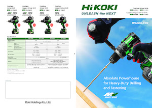 Wiertarko-wkrętarki i wkrętarki akumulatorowe HiKOKI DS36DC 