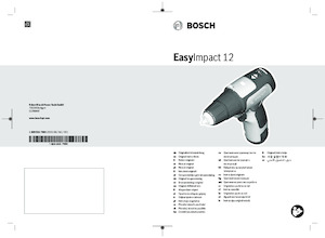 Wiertarko-wkrętarki i wkrętarki akumulatorowe Bosch EasyImpact 12