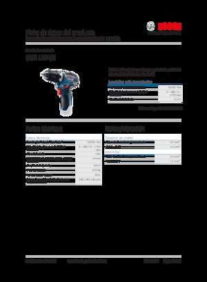 Wiertarko-wkrętarki i wkrętarki akumulatorowe Bosch GSR 12V-35