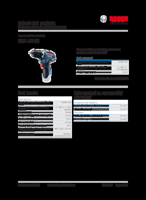 Wiertarko-wkrętarki i wkrętarki akumulatorowe Bosch GSR 12V-35