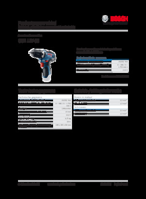 Wiertarko-wkrętarki i wkrętarki akumulatorowe Bosch GSR 12V-35