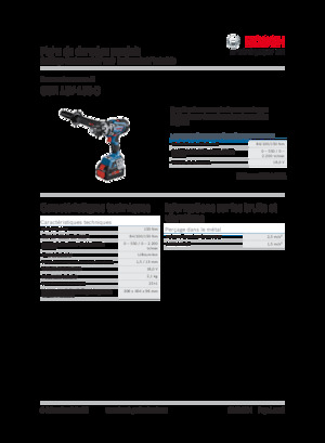 Wiertarko-wkrętarki i wkrętarki akumulatorowe Bosch GSR 18V-150 C