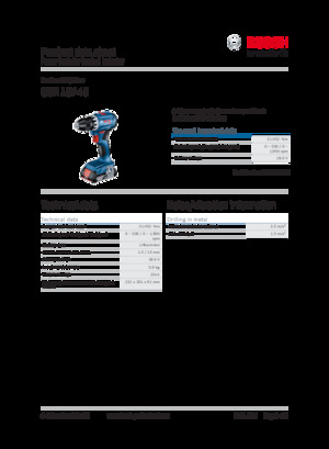 Wiertarko-wkrętarki i wkrętarki akumulatorowe Bosch GSR 18V-45