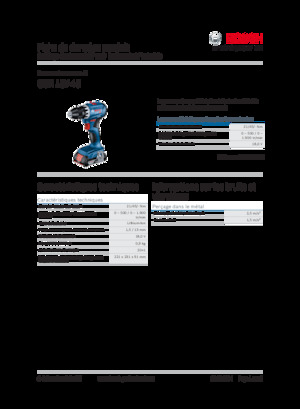 Wiertarko-wkrętarki i wkrętarki akumulatorowe Bosch GSR 18V-45