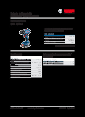 Wiertarko-wkrętarki i wkrętarki akumulatorowe Bosch GSR 18V-45