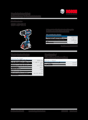 Wiertarko-wkrętarki i wkrętarki akumulatorowe Bosch GSR 18V-90 C