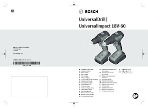 Wiertarko-wkrętarki i wkrętarki akumulatorowe Bosch UniversalImpact 18V-60