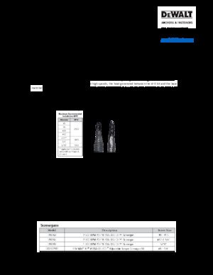 Wkrętarki i zakrętarki akumulatorowe DEWALT DCF860B