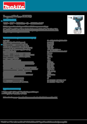 Wkrętarki i zakrętarki akumulatorowe Makita DTP141Z
