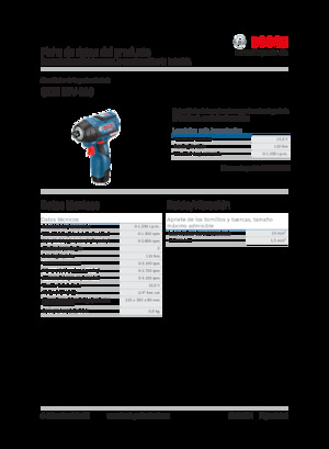 Wkrętarki i zakrętarki akumulatorowe Bosch GDR 12V-110