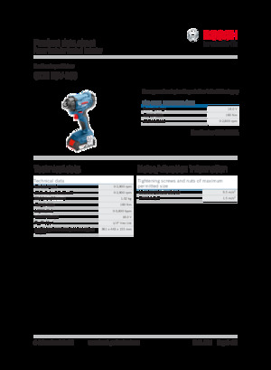 Wkrętarki i zakrętarki akumulatorowe Bosch GDR 18V-160