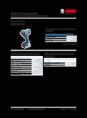 Wkrętarki i zakrętarki akumulatorowe Bosch GDR 18V-160