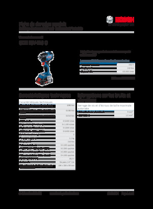 Wkrętarki i zakrętarki akumulatorowe Bosch GDR 18V-210 C