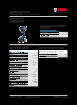 Wkrętarki i zakrętarki akumulatorowe Bosch GDR 18V-210 C