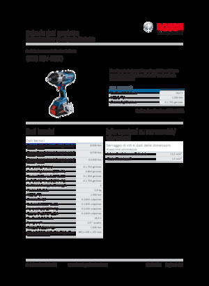 Wkrętarki i zakrętarki akumulatorowe Bosch GDS 18V-1000