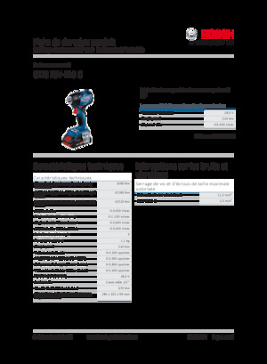 Wkrętarki i zakrętarki akumulatorowe Bosch GDS 18V-210 C
