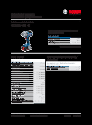 Wkrętarki i zakrętarki akumulatorowe Bosch GDS 18V-450 HC