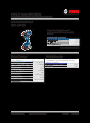 Wkrętarki i zakrętarki akumulatorowe Bosch GDX 18V-200