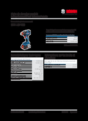 Wkrętarki i zakrętarki akumulatorowe Bosch GDX 18V-200