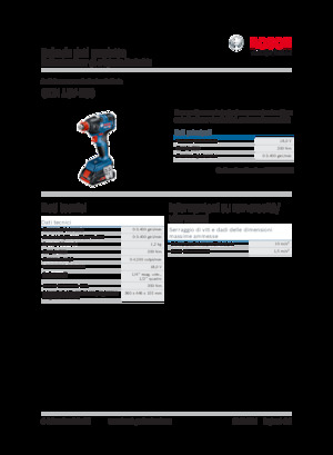 Wkrętarki i zakrętarki akumulatorowe Bosch GDX 18V-200