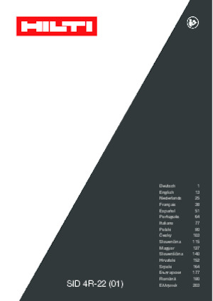 Wkrętarki i zakrętarki akumulatorowe Hilti SID 4R-22