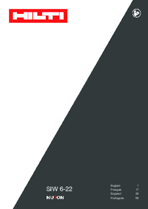 Wkrętarki i zakrętarki akumulatorowe Hilti SIW 6-22 ½ 