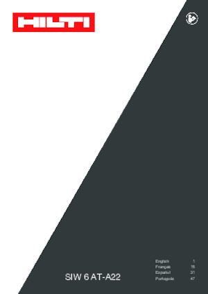 Wkrętarki i zakrętarki akumulatorowe Hilti SIW 6AT-A22 
