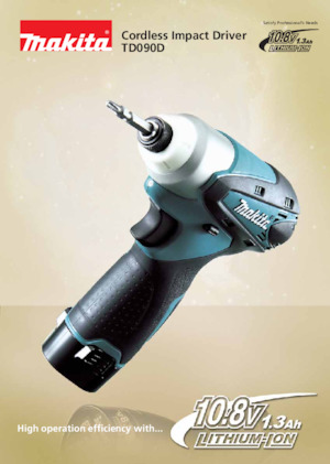 Wkrętarki i zakrętarki akumulatorowe Makita TD090D