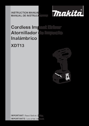 Wkrętarki i zakrętarki akumulatorowe Makita XDT131