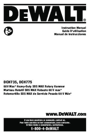 Młotowiertarki akumulatorowe z uchwytem sds-max DEWALT DCH735X2