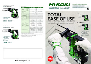 Młotowiertarki akumulatorowe z uchwytem sds-max HiKOKI DH18DPA