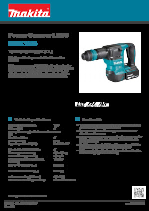 Młotowiertarki akumulatorowe z uchwytem sds-max Makita DHK180
