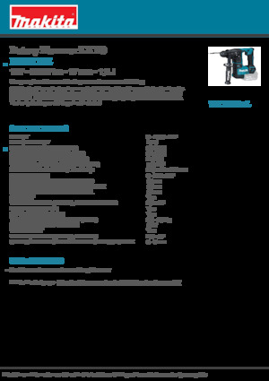 Młotowiertarki akumulatorowe z uchwytem sds-max Makita DHR171Z