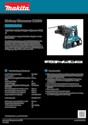 Młotowiertarki akumulatorowe z uchwytem sds-max Makita DHR280