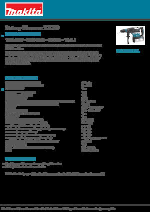 Młotowiertarki akumulatorowe z uchwytem sds-max Makita DHR400ZKUN
