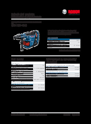 Młotowiertarki akumulatorowe z uchwytem sds-max Bosch GBH 18V-40 C