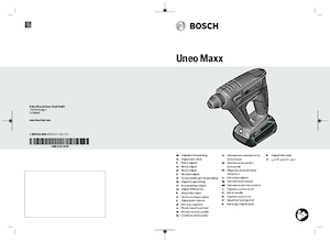 Młotowiertarki akumulatorowe z uchwytem sds-max Bosch Uneo Maxx