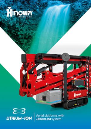 Gąsienicowe, przegubowe podnośniki koszowe Hinowa Goldlift 14.70 IIIS