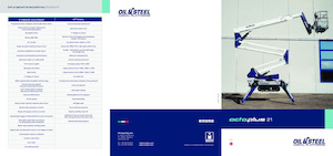 Gąsienicowe, przegubowe podnośniki koszowe Oil & Steel Octoplus 21