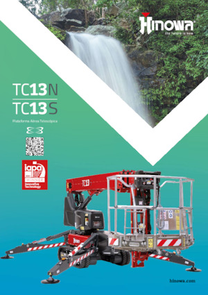 Gąsienicowe, przegubowe podnośniki koszowe Hinowa TeleCrawler 13S