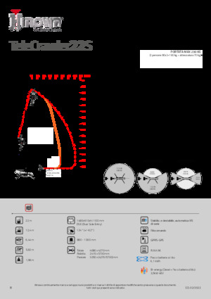 Gąsienicowe, przegubowe podnośniki koszowe Hinowa TeleCrawler 22S